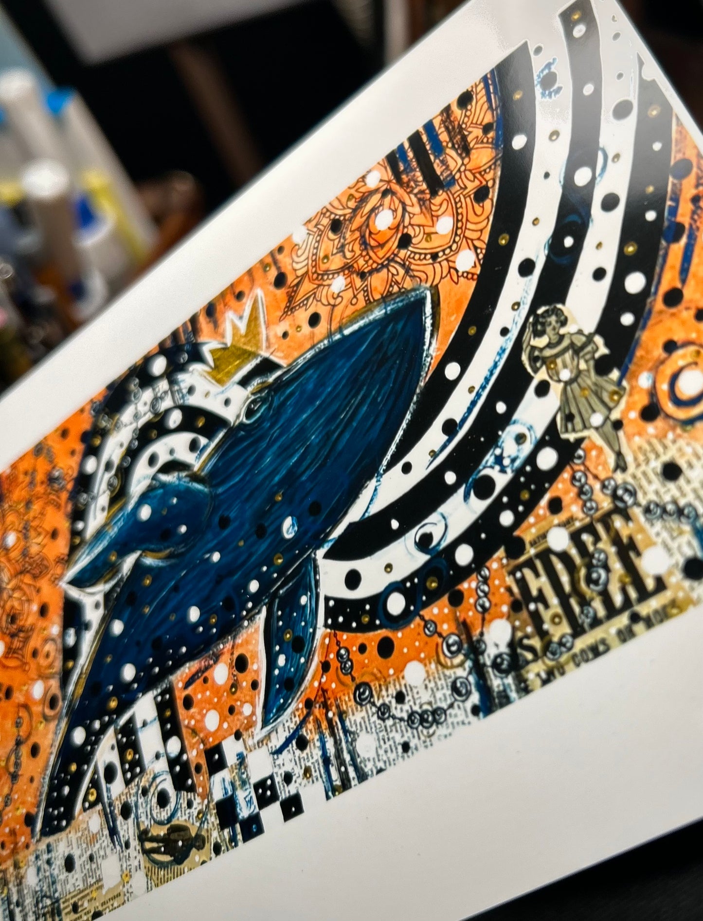"Out of the Deep" Mini Glossy Print