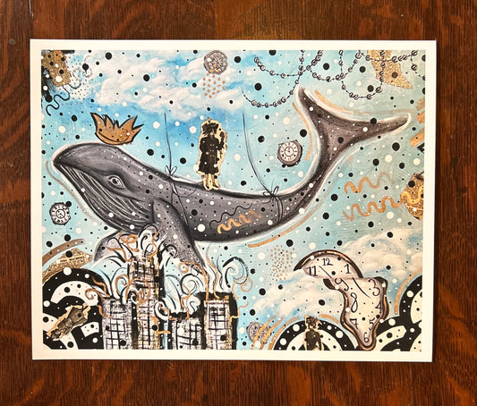 “The Whale” Archival Matte Print