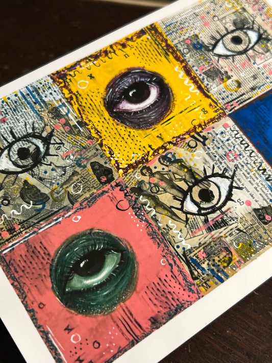 "Ojitos" Mini Glossy Print